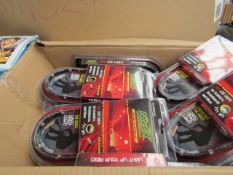 5x NiteFX - Light Up Your Ride - (RED) LED Lights - Untested & Packaged.