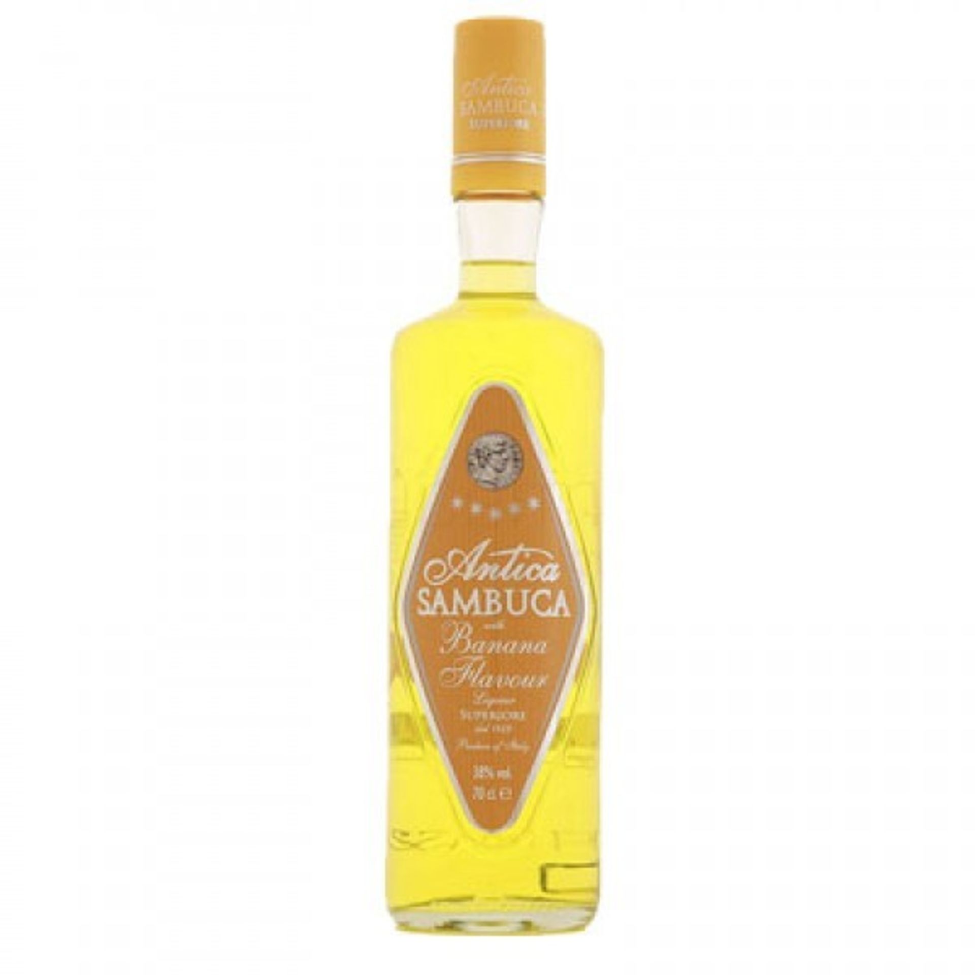 70cl Bottle of Antica Sambuca with Banana Flavour Liqueur, new