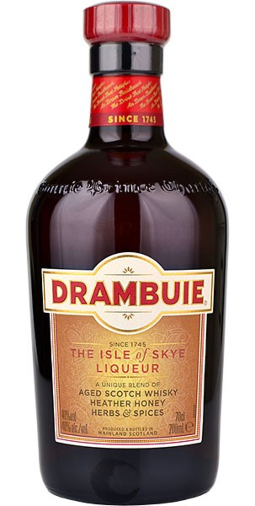 10x 70cl Bottles of Drambuie Whisky Liqueur, new