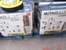 | 4x | NUTRI BULLETT 1200 SERIES | UNCHECKED,BOXED | NO ONLINE RE SALE | SKU | RRP £129.99 | TOTAL