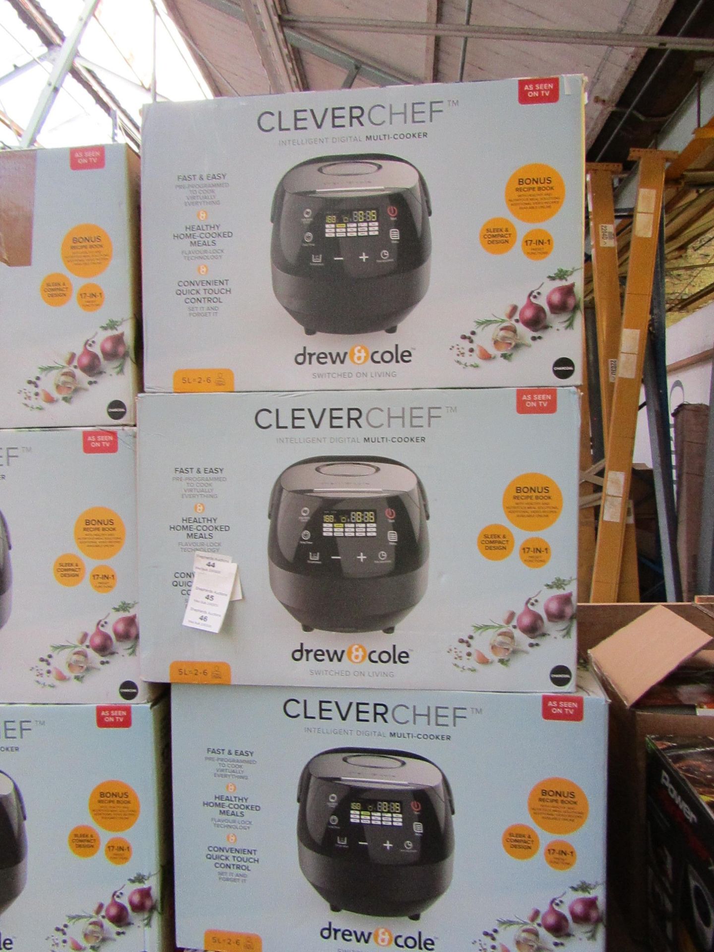 | 10x | DREW&COLE CLEVERCHEF | UNCHECKED AND BOXED | NO ONLINE RE-SALE | SKU C5060541511682 | RRP £