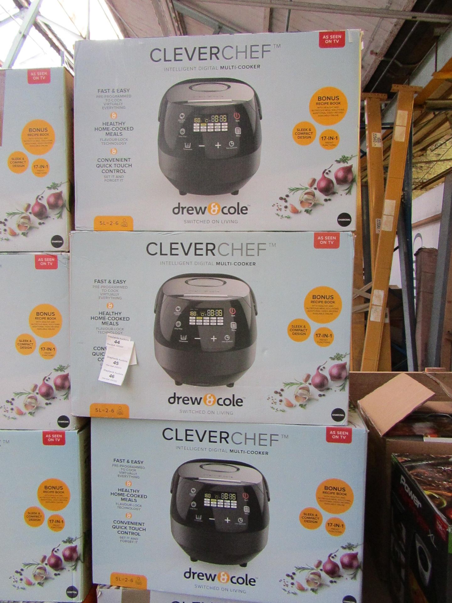 | 10x | DREW&COLE CLEVERCHEF | UNCHECKED AND BOXED | NO ONLINE RE-SALE | SKU C5060541511682 | RRP £