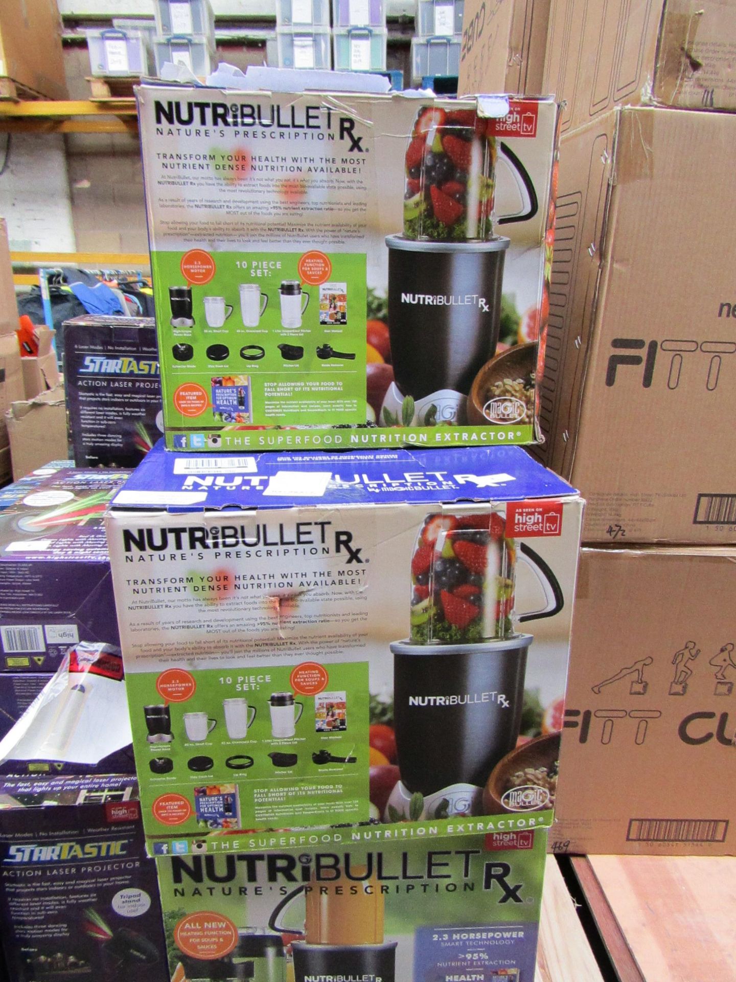 | 7X | NUTRIBULLET RX | UNCHECKED AND BOXED | NO ONLINE RE-SALE | SKU C5060191461238 | RRP £129.99 |