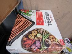 | 5X | ELECTRIC INDOOR GRILL | UNCHECKED AND BOXED | NO ONLINE RE-SALE | SKU C506541512825 | RRP £