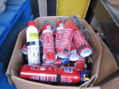 5x Fire Extinguishers - Various Different Ones Picked at Random - All Packaged Unused.