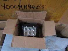 5x LED Security lights, new and boxed