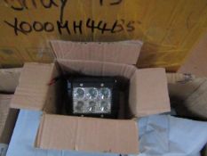 5x LED Security lights, new and boxed