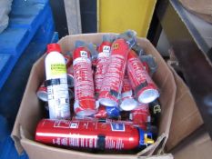 5x Fire Extinguishers - Various Different Ones Picked at Random - All Packaged Unused.
