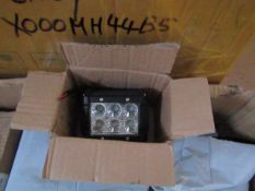 5x LED Security lights, new and boxed