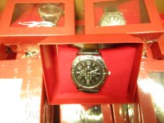 5 x Antionio Mchael Watches new & packaged (may need new battery)