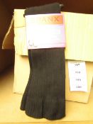 3 x Spanx by Sara Blackely Well Heeled Classic Ribbed Sweater Knee Socks one size RRP £5 each on