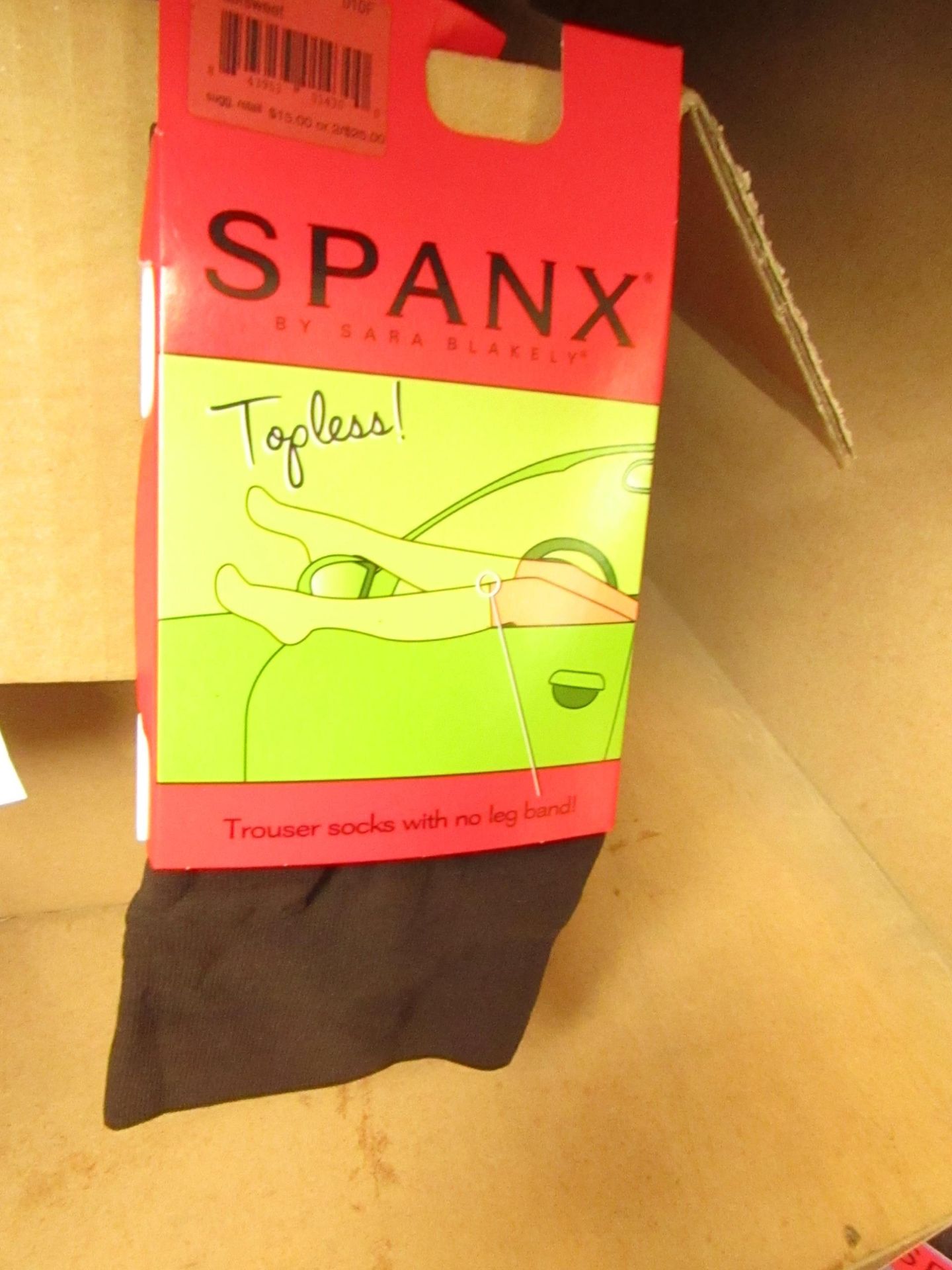 3 x Spanx by Sara Blackely Topless Trouser Socks Bittersweet one size RRP £5 each on ebay new &