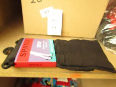 3 x Spanx by Sara Blackely Topless Fuller Calf Trouser Socks Black one size RRP £5 each on ebay