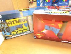 2 items being 1 x Batman Boxers & 1 x Superman Boxers size 4/5 yrs new
