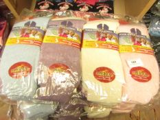 12 X Pairs of Ladies Winter Warm Thermal Brushed Socks size 4-7 new in packaging