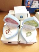 7 x various Birthstone Necklaces new & packaged