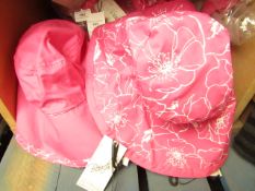 3 x Pi Rossini Ladies Reversable Beach Hats new with tag (see image for colour)