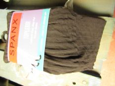 3 x Spanx by Sara Blackely Topless Classic Ribbed Legand Free Knee Socks one size RRP £5 each on