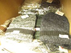 4 x 3M Thinsulate Fleece Lined Knitted Hats new with tags (see image for design)