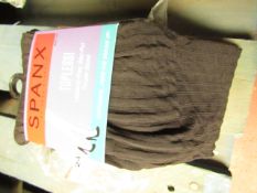 3 x Spanx by Sara Blackely Topless Classic Ribbed Legand Free Knee Socks one size RRP £5 each on