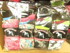 12 X Pairs of Ladies Sockaholic Design Socks size 4-7 new in packaging