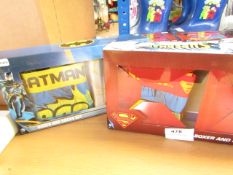 2 items being 1 x Batman Boxers & 1 x Superman Boxers size 6/7 yrs new