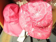 3 x Pi Rossini Ladies Reversable Beach Hats new with tag (see image for colour)