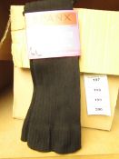 3 x Spanx by Sara Blackely Well Heeled Classic Ribbed Sweater Knee Socks one size RRP £5 each on