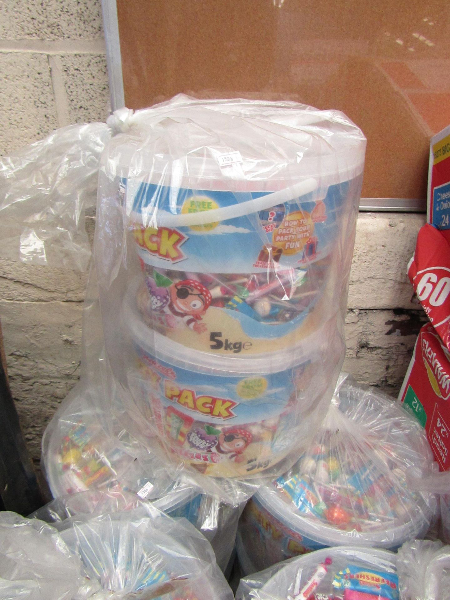 2x Tubs of 5Kg Swizzles party packs.