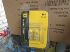 20x AA side and tail bulb, new and packaged.