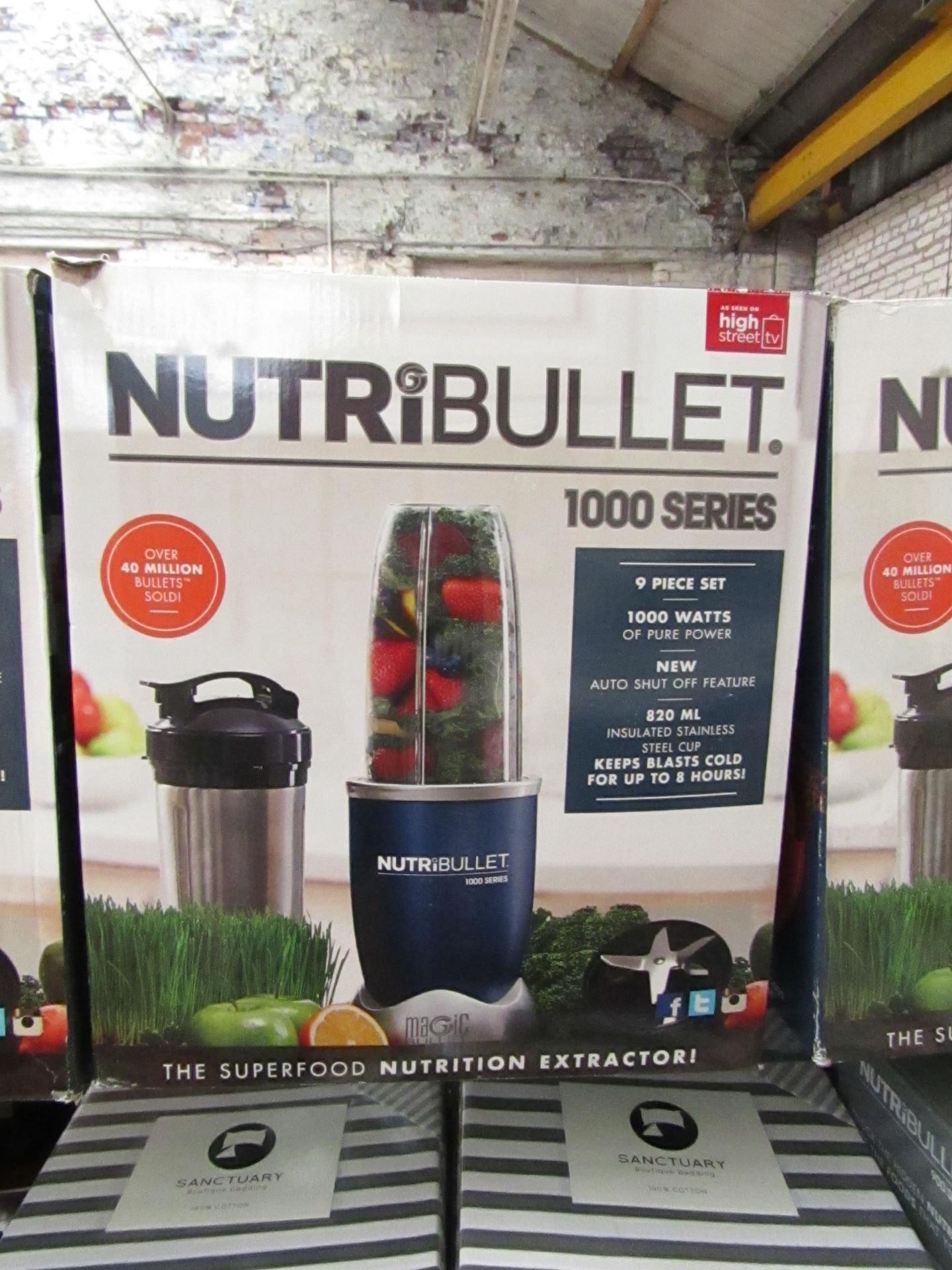 | 1X | NUTRI BULLET 1000 SERIES | UNCHECKED AND BOXED | NO ONLINE RE-SALE | SKU C5060191464734 | RRP