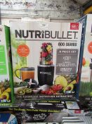 | 1x | NUTRIBULLET 600 SERIES | UNCHECKED AND BOXED | NO ONLINE RE-SALE | SKU C5060191461245 |