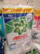 9Kg Ariel 140 washes washing powder, Kg listed amount is an approx.