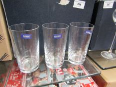 5 x Banquet Small Tumbler Glasses. Boxed