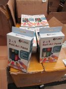 8x Tanel 2 in 1 nail art pens, new and boxed.