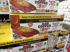 1X | RED COPPER ELECTRIC MEAL MAKER | UNCHECKED AND BOXED | NO ONLINE RE-SALE | SKU C5060541512757 |