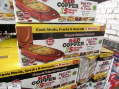 1X | RED COPPER ELECTRIC MEAL MAKER | UNCHECKED AND BOXED | NO ONLINE RE-SALE | SKU C5060541512757 |