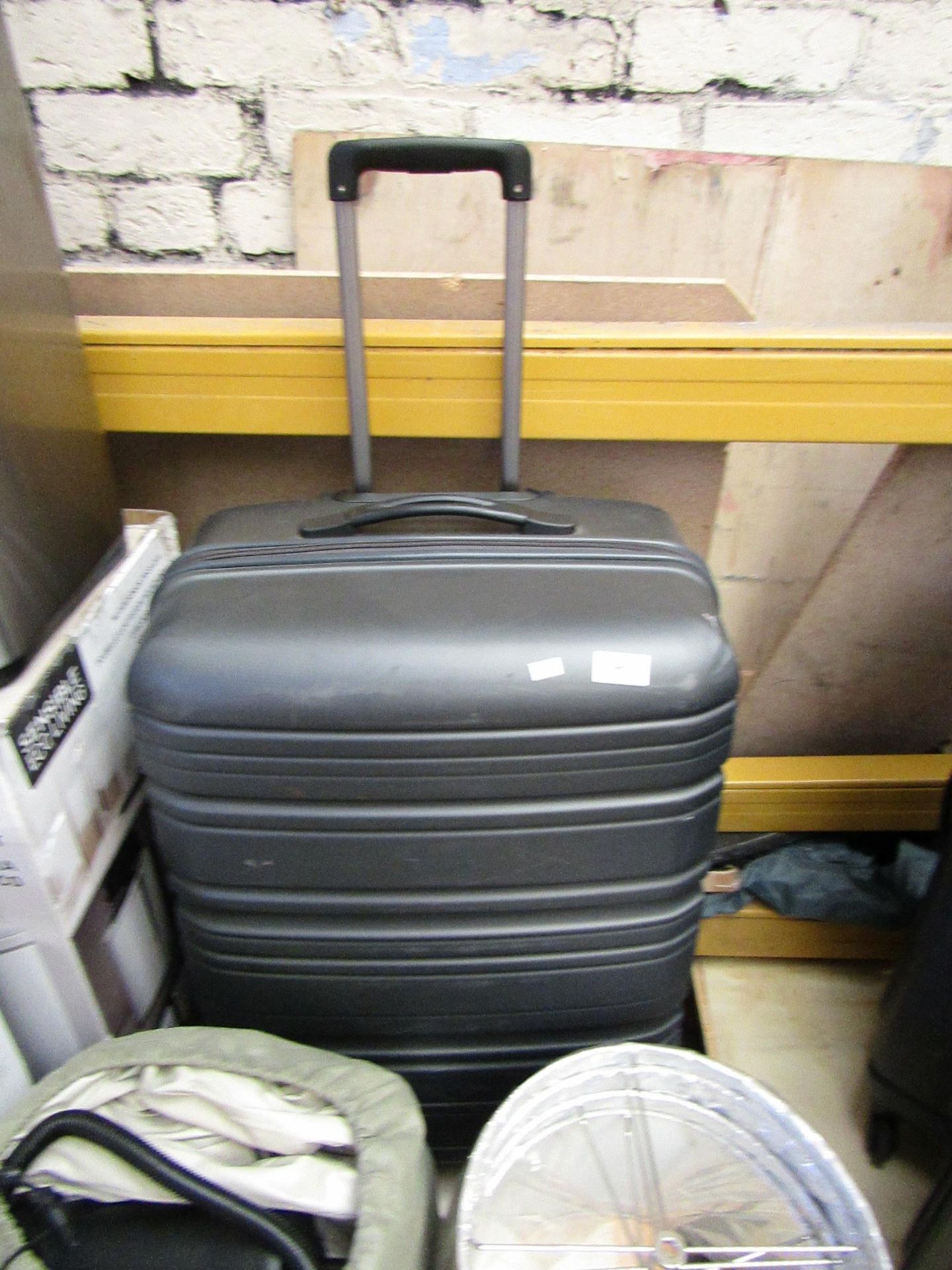 Antler large suitcase, no major damage.