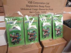 Box of 12x Skylanders Swap Force universal cargo sleeve, new and packaged.