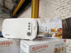 | 1x | SEREN TOASTER | UNCHECKED AND BOXED | NO ONLINE RE-SALE | SKU C5060368011396 | RRP £59.99 |