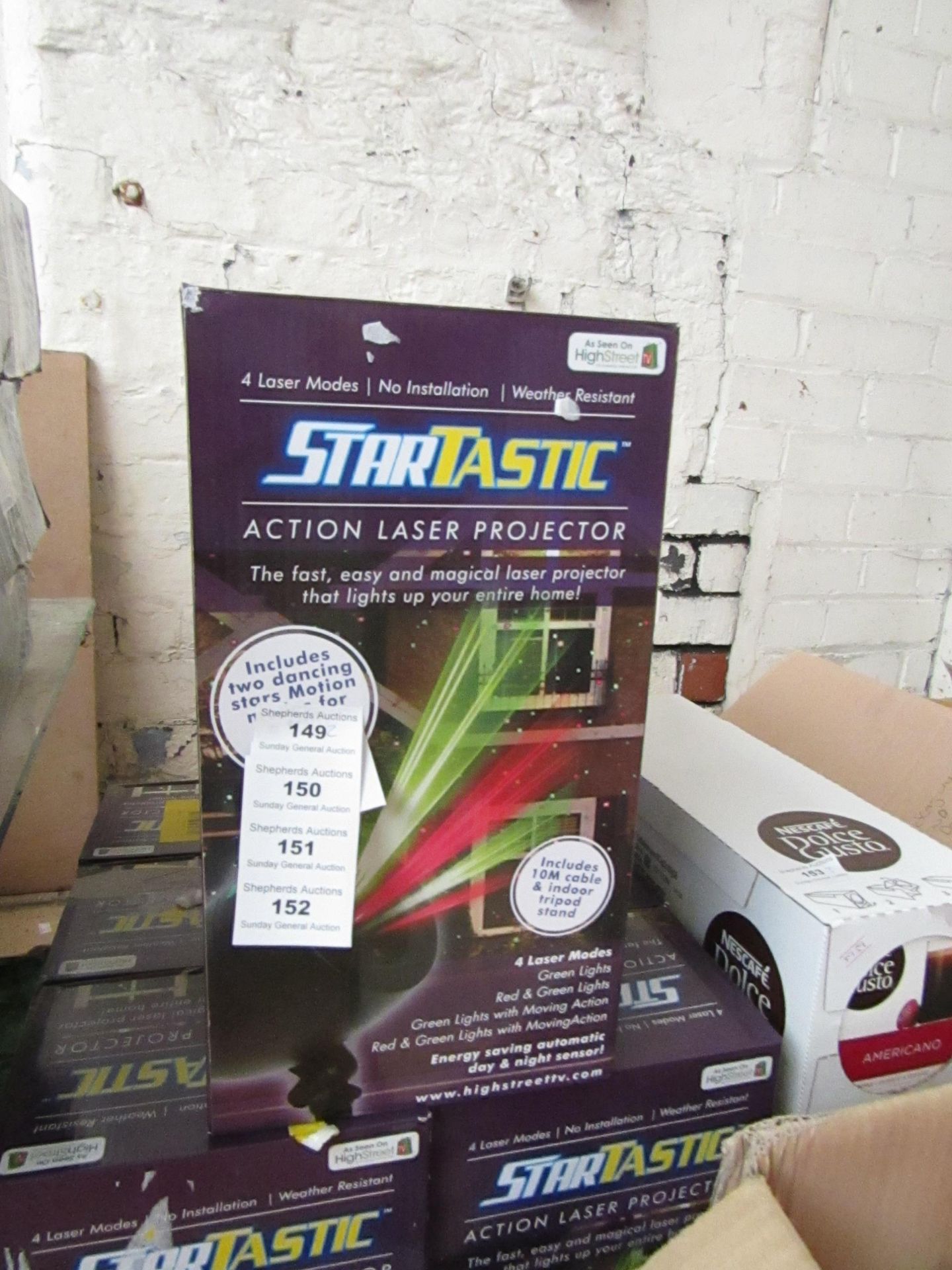 | 1x | STARTASTIC ACTION LASER PROJECTOR | UNTESTED & BOXED | NO ONLINE RE-SALE | SKU - | RRP £19.99