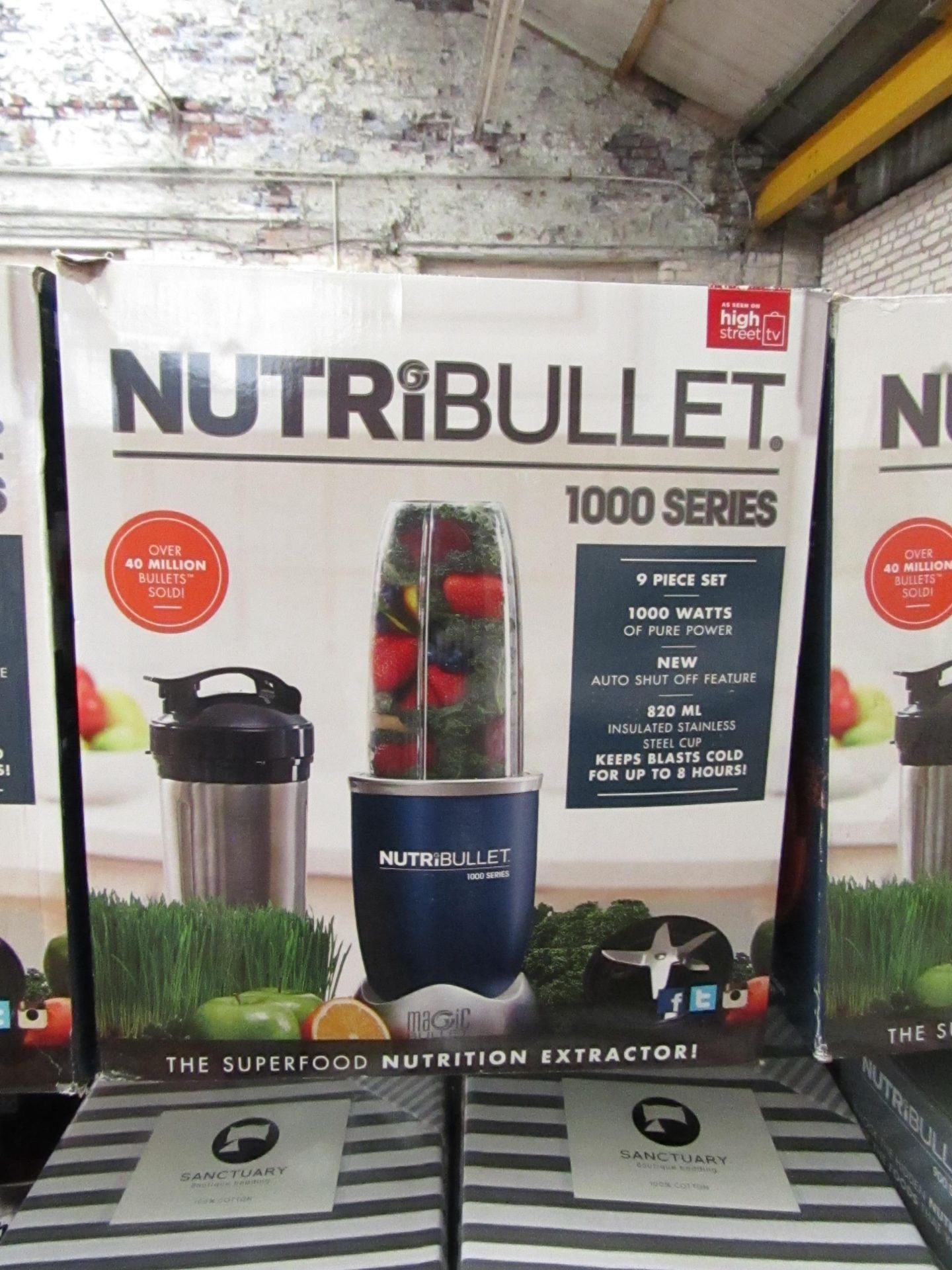 | 1X | NUTRI BULLET 1000 SERIES | UNCHECKED AND BOXED | NO ONLINE RE-SALE | SKU C5060191464734 | RRP