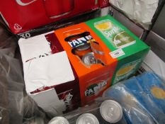 30x 330ml Fanta, Dr Pepper and Sprite cans. BB 31/12/2020