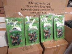 Box of 12x Skylanders Swap Force universal cargo sleeve, new and packaged.