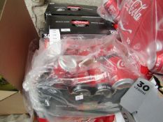 Approx 30x 330ml Coca Cola Zero cans. BB 30/06/2020