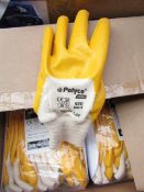 Pack of 12x Polyco Nitron lite gloves, new