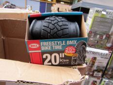 a Box of 2x Bell free style replacement BMX Tyres, new, please note these are picked at random and