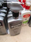 4x 500ml Spray bottles of Wonder wheels Super wheel wax, new