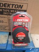 Dekton 7.5Mtr Tape measure, new