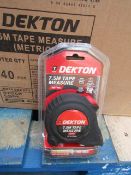 Dekton 7.5Mtr Tape measure, new